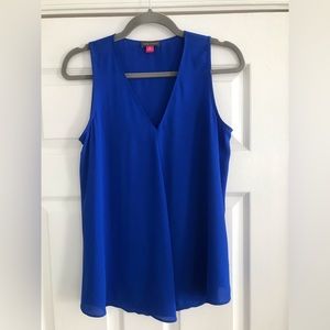 Vince Camuto Sleeveless Top (Blue)